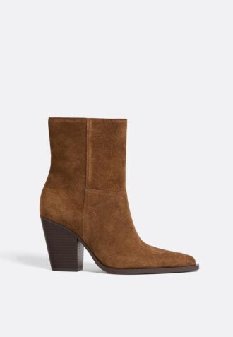 Bottines cowboy en cuir