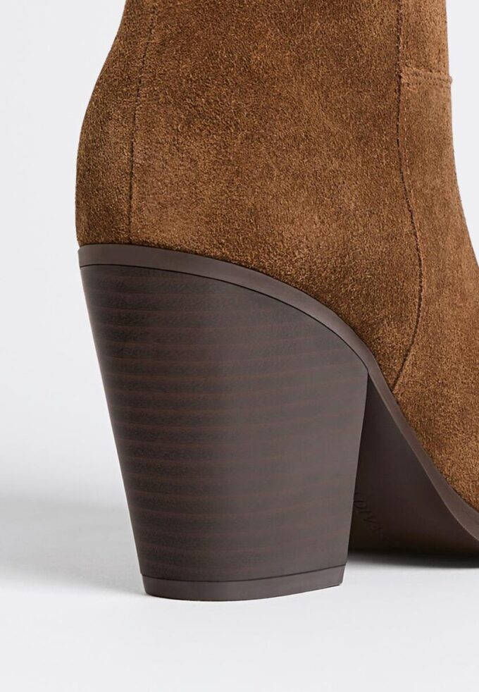 Bottines cowboy en cuir