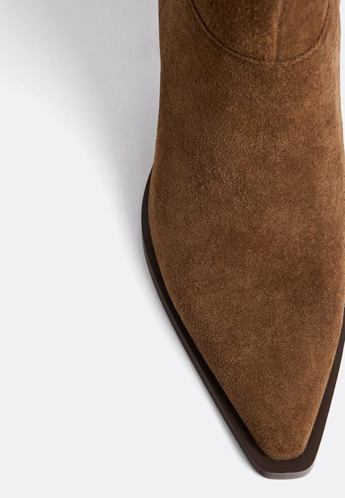 Bottines cowboy en cuir