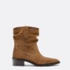 Bottines en cuir de style cowboy slouchy Bottines en cuir de style cowboy slouchy