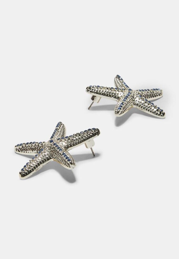 Boucles d&rsquo;oreilles clous en forme d&rsquo;étoile de mer