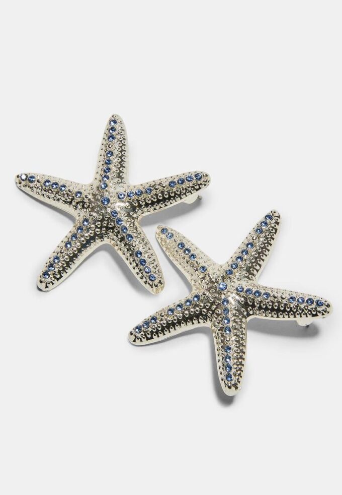 Boucles d&rsquo;oreilles clous en forme d&rsquo;étoile de mer