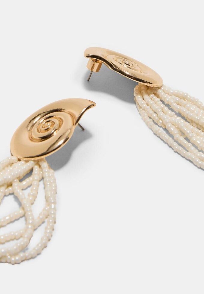 Boucles d’oreilles en cascade en forme de coquillage Boucles d’oreilles en cascade en forme de coquillage