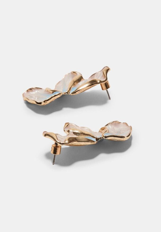 Boucles d’oreilles en forme d’éventail émaillées Boucles d’oreilles en forme d’éventail émaillées