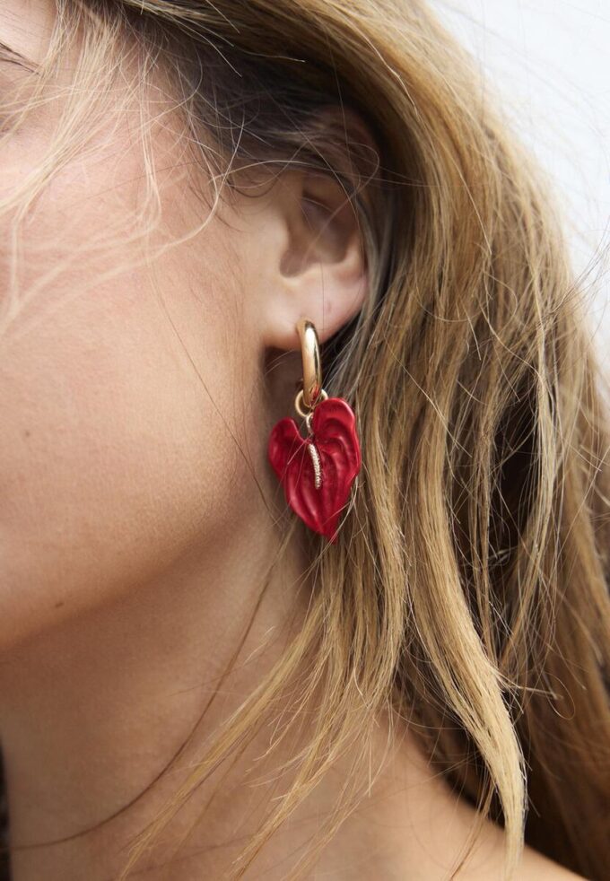 Boucles d&rsquo;oreilles Fleur