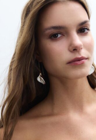 Boucles d&rsquo;oreilles fleur de lys Cala