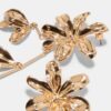Boucles d&rsquo;oreilles pendantes en forme de fleur