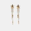 Boucles d’oreilles étoiles en cascade Boucles d’oreilles étoiles en cascade