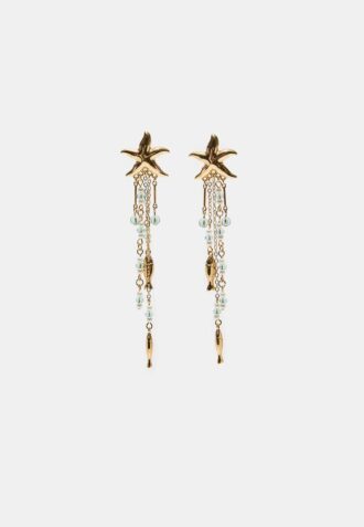 Boucles d&rsquo;oreilles étoiles en cascade
