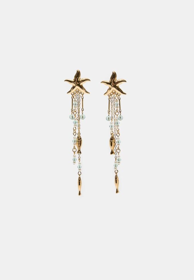 Boucles d’oreilles étoiles en cascade Boucles d’oreilles étoiles en cascade