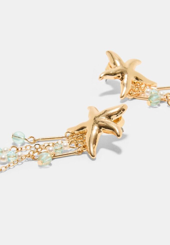 Boucles d’oreilles étoiles en cascade Boucles d’oreilles étoiles en cascade