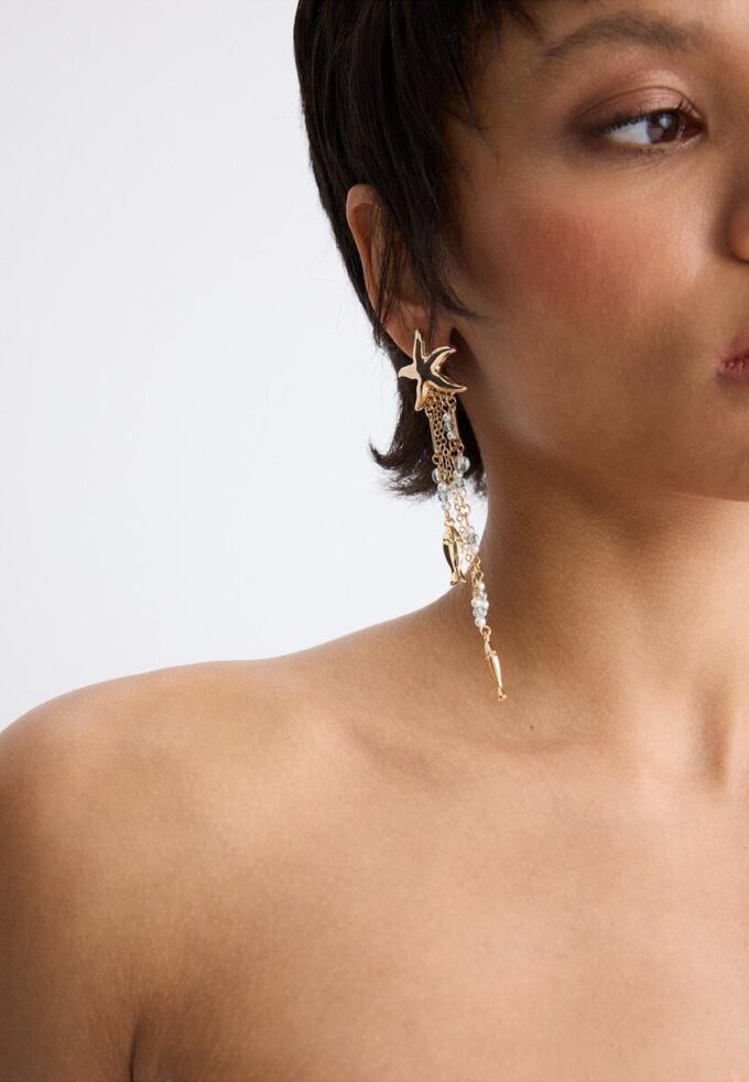 Boucles d’oreilles étoiles en cascade Boucles d’oreilles étoiles en cascade