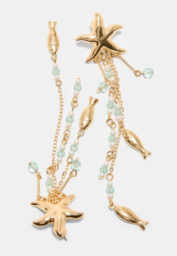 Boucles d’oreilles étoiles en cascade Boucles d’oreilles étoiles en cascade