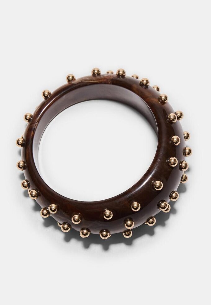 Bracelet rigide à clous