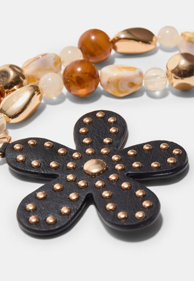 Breloque fleur et boule 8