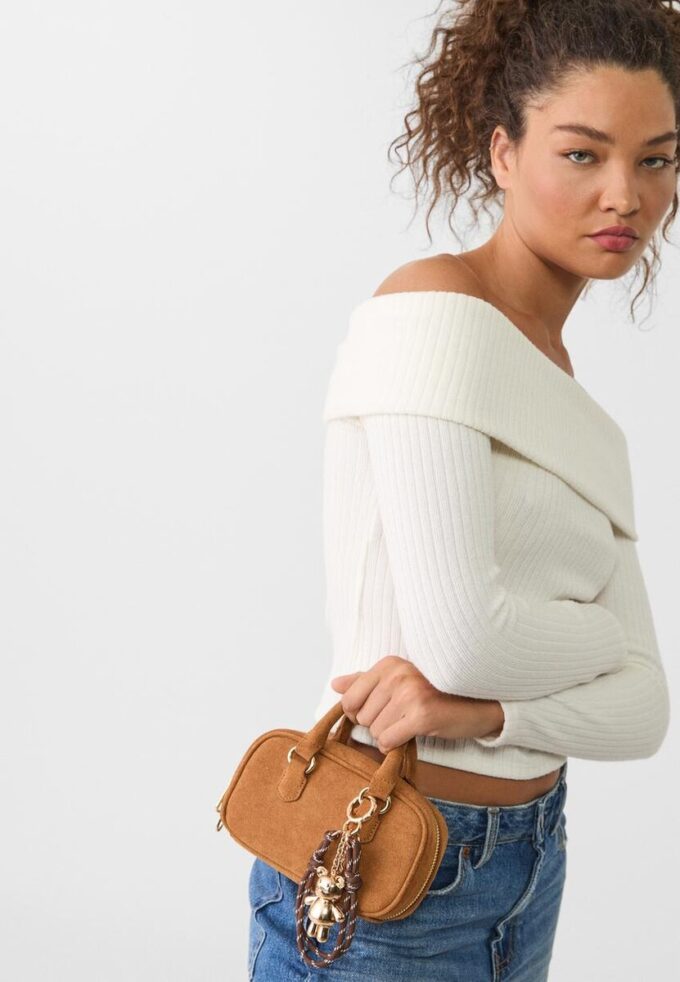 Breloque ours métallique