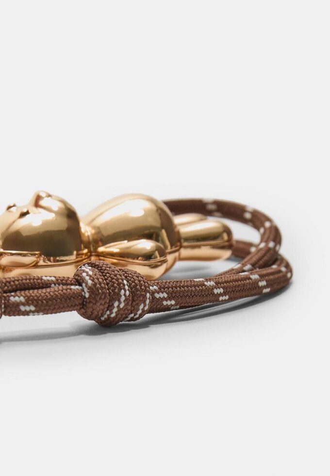 Breloque ours métallique