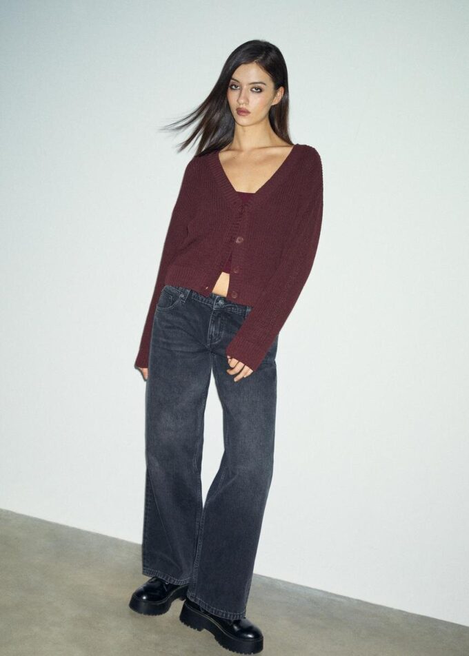 Cardigan en maille boutonné Cardigan en maille boutonné