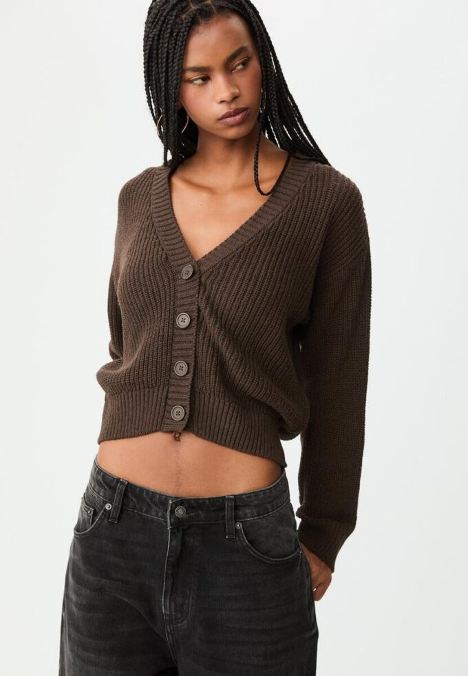 Cardigan en maille boutonné Cardigan en maille boutonné