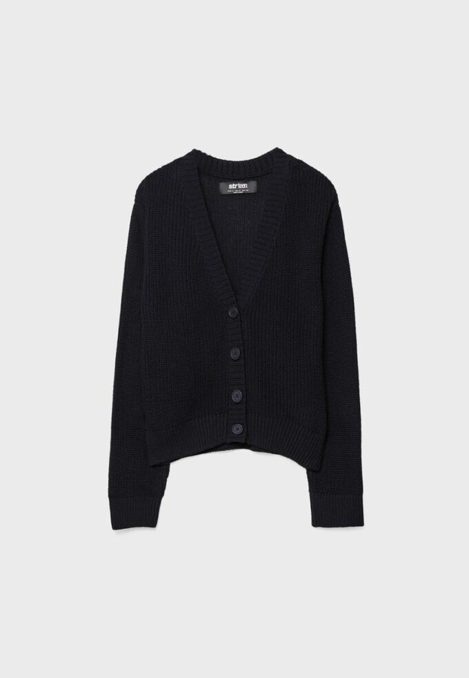 Cardigan en maille boutonné