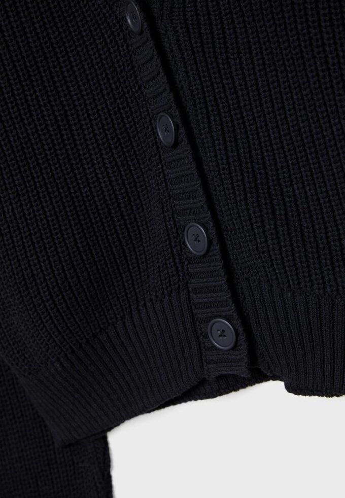 Cardigan en maille boutonné