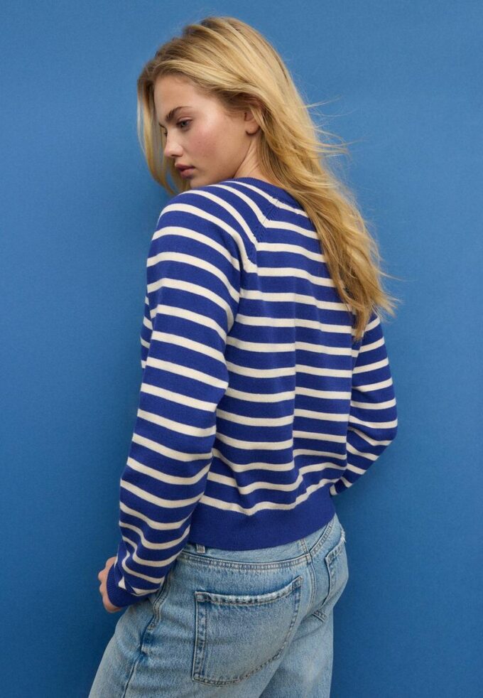 Cardigan en maille boutonné à manches raglan Cardigan en maille boutonné à manches raglan