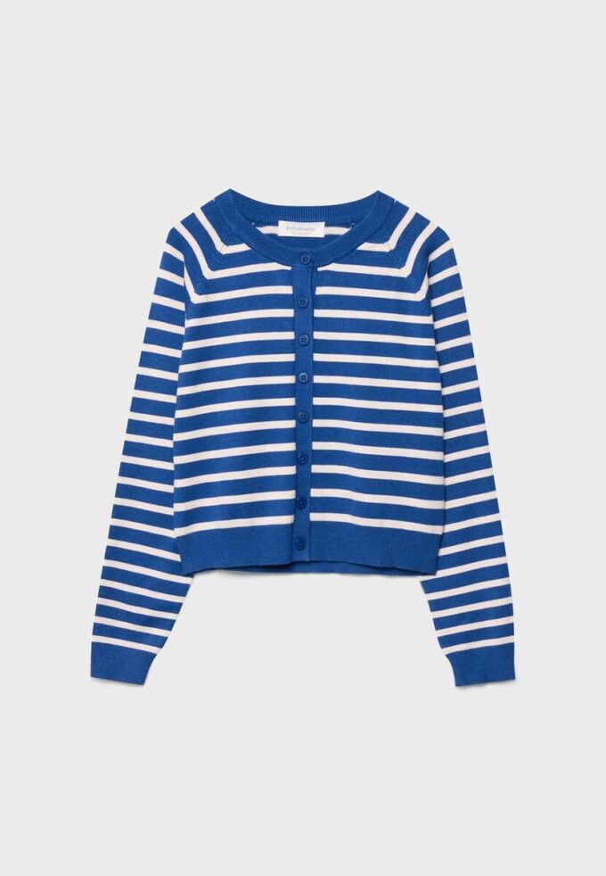 Cardigan en maille boutonné à manches raglan Cardigan en maille boutonné à manches raglan