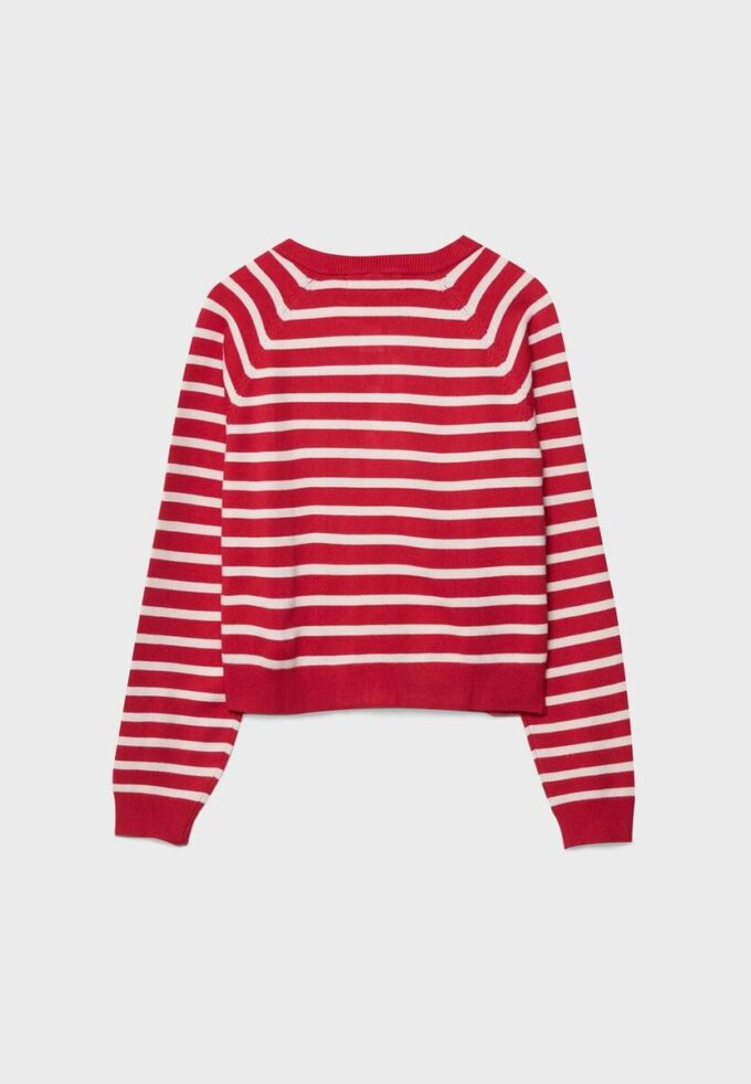 Cardigan en maille boutonné à manches raglan