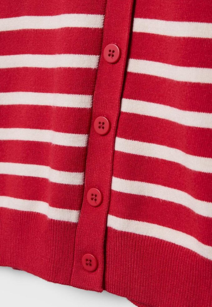 Cardigan en maille boutonné à manches raglan