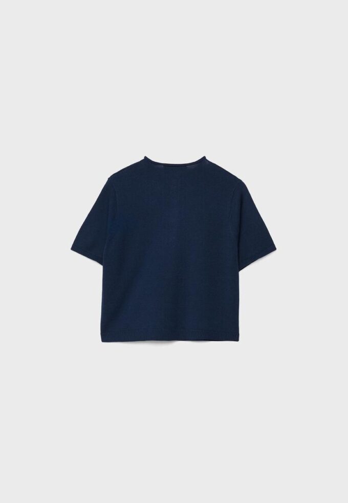 Cardigan en maille à col montant et boutons Cardigan en maille à col montant et boutons