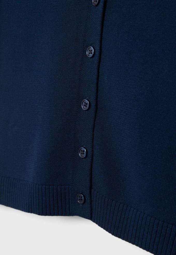 Cardigan en maille à col montant et boutons Cardigan en maille à col montant et boutons