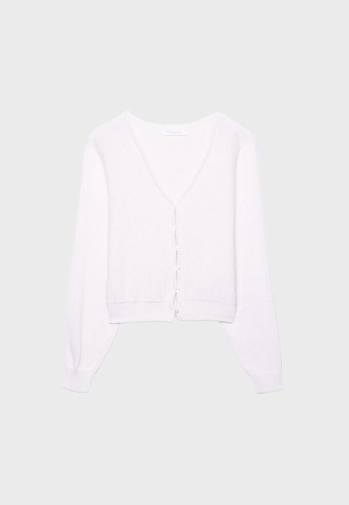 Cardigan en maille à manches chauve-souris Cardigan en maille à manches chauve-souris