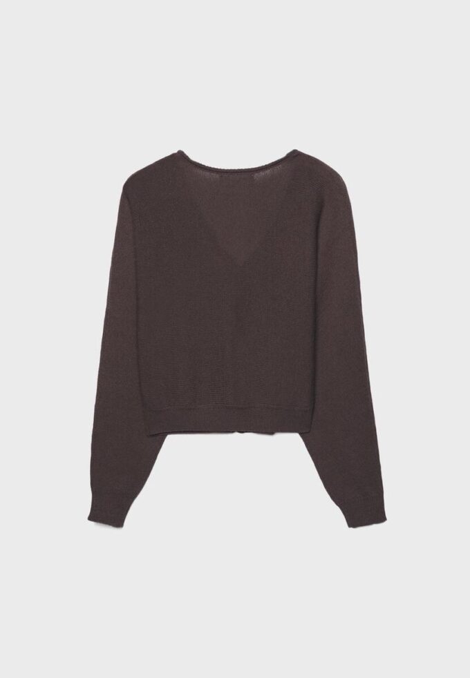 Cardigan en maille à manches chauve-souris Cardigan en maille à manches chauve-souris