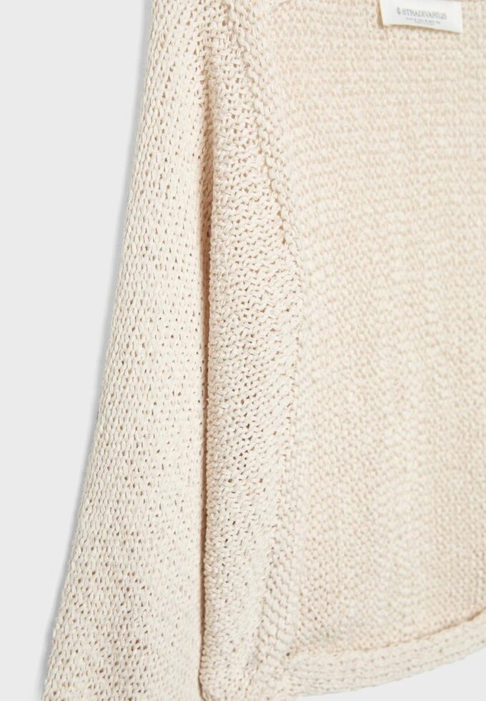 Cardigan en maille à manches chauve-souris avec lien