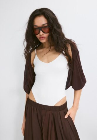 Cardigan en maille ouverte