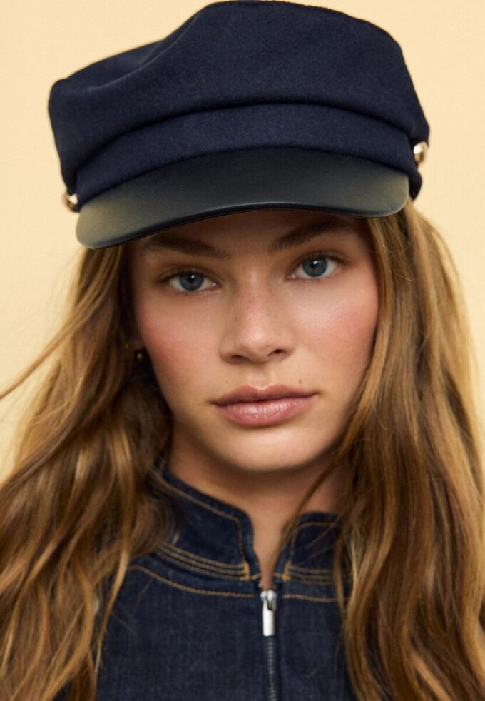 Casquette de marin bicolore