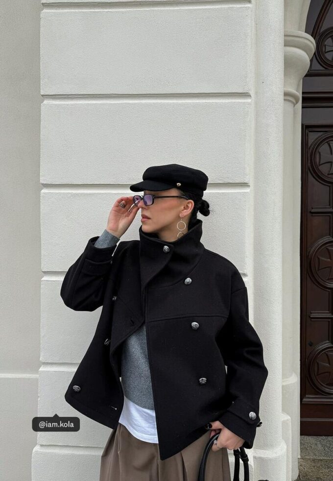 Casquette de marin bicolore