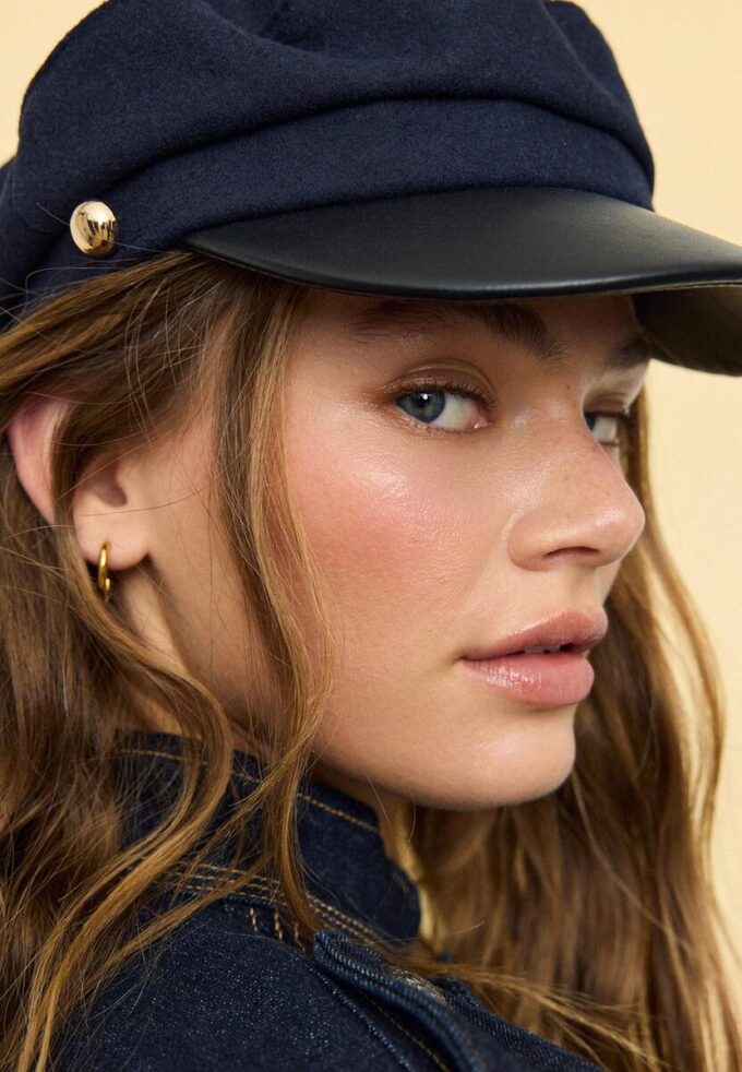 Casquette de marin bicolore