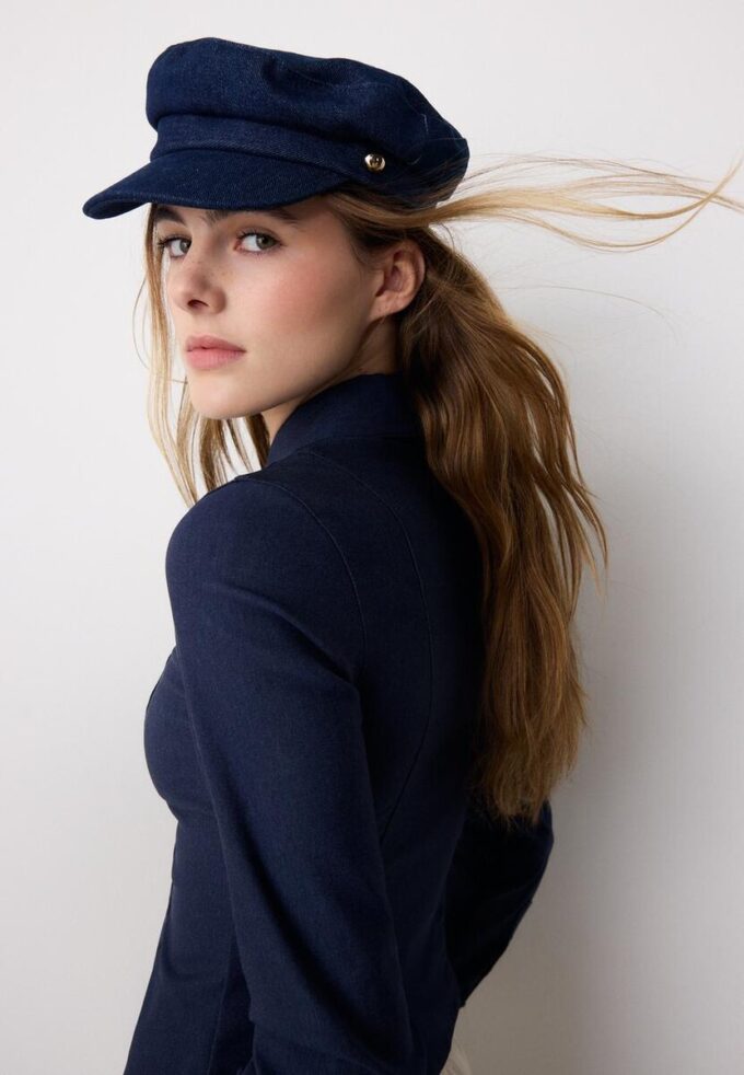 Casquette marin en denim