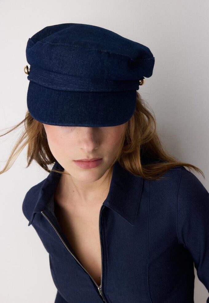 Casquette marin en denim