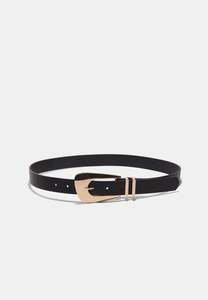 Ceinture à boucle allongée