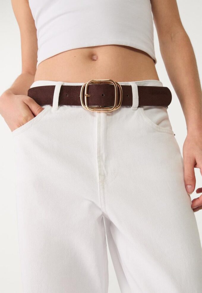 Ceinture à boucle superposée