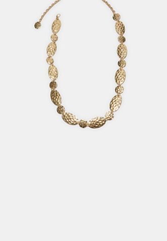 Ceinture en métal avec pièces ovales