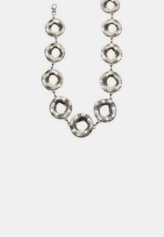 Ceinture en métal avec plaques rondes