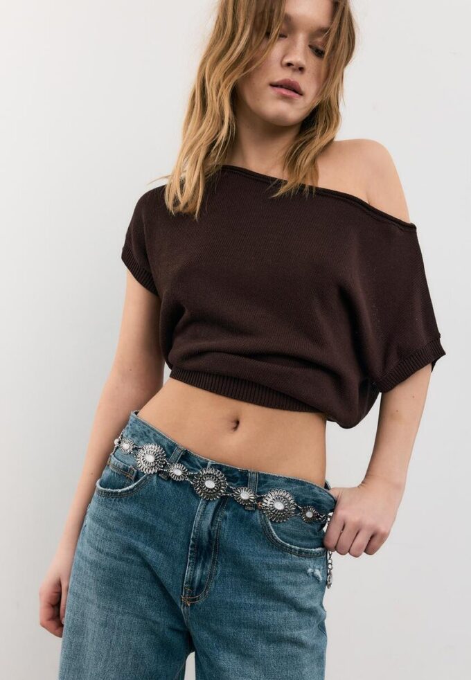 Ceinture à maillons floraux