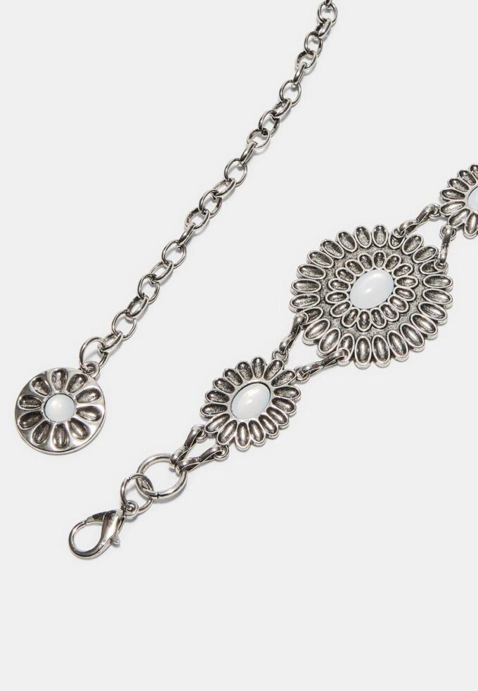 Ceinture à maillons floraux