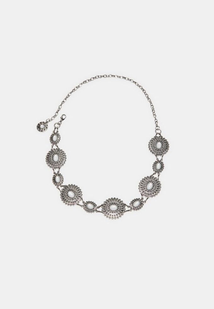 Ceinture à maillons floraux