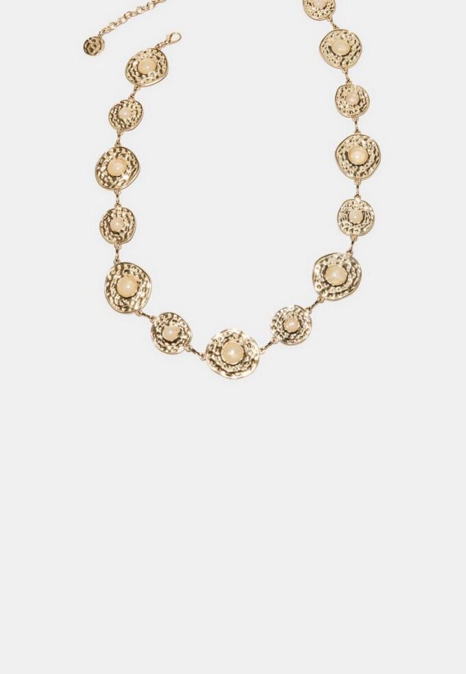 Ceinture métallique bicolore