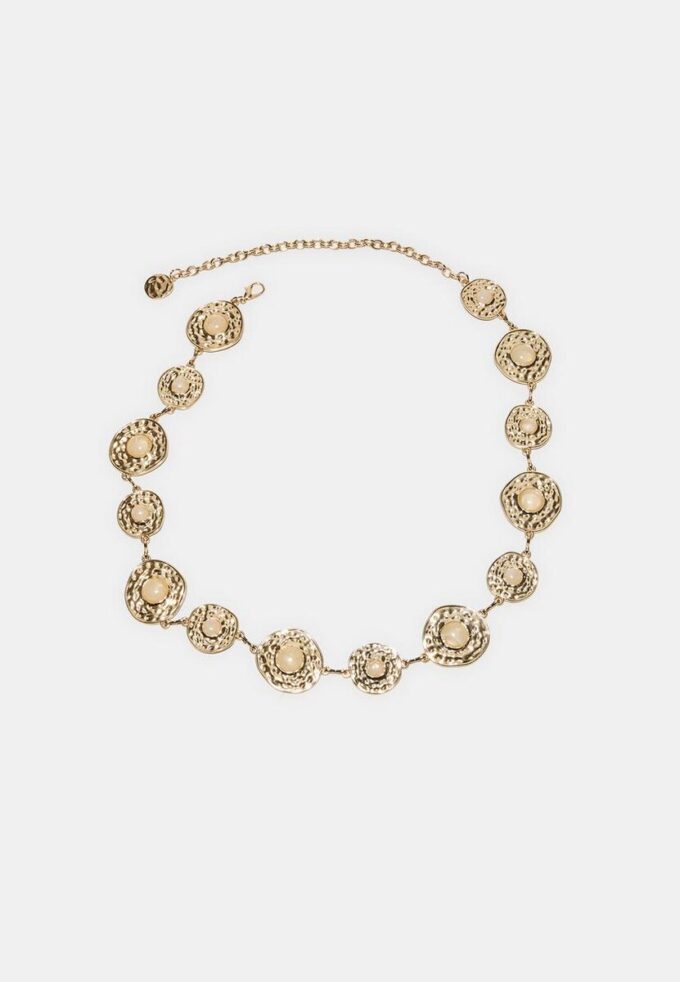 Ceinture métallique bicolore