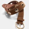Ceinture à œillets métalliques